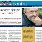 2006-05-23. La Vanguardia. Entrevista a Ricardo Rodrigo en La Contra
