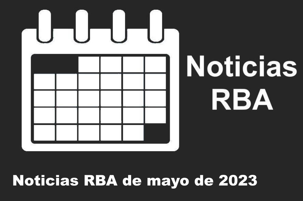 Noticias RBA. Mayo de 2023. Icono de un calendario.