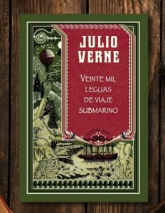 Una edición especial de 20.000 leguas de viaje submarino. Portada del libro.