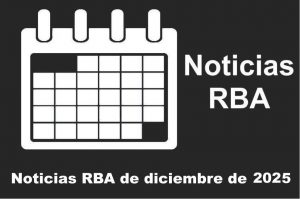 Noticias RBA. Diciembre de 2025. Calendario