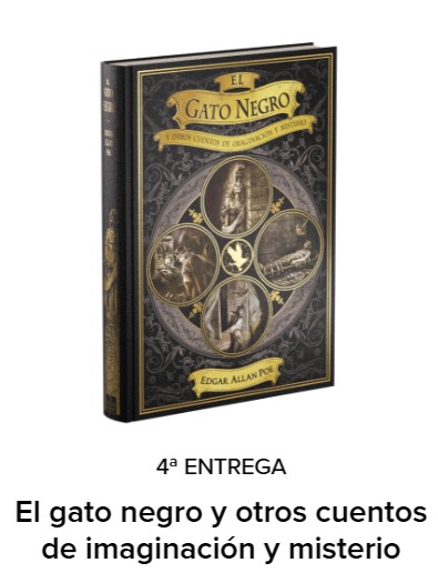 Coleccionable RBA Maestros del Fantástico Entrega 4: El gato negro y otros cuentos de imaginación y misterio