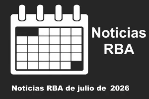 Noticias RBA del mes de julio de 2026