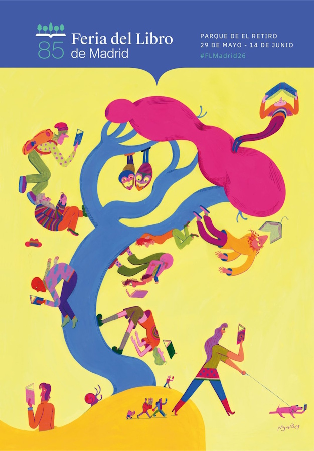 Cartel de la Feria del Libro de Madrid 2026