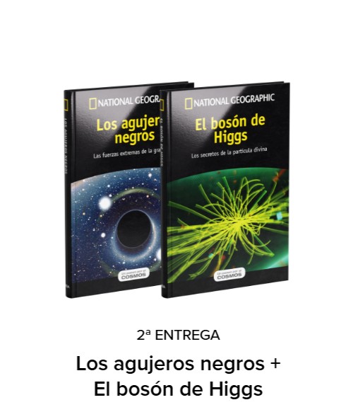 Coleccionable RBA un paseo por el Cosmos Entrega 2: Los agujeros negros + El Bosón de Higgs. Un paseo por el Cosmos.