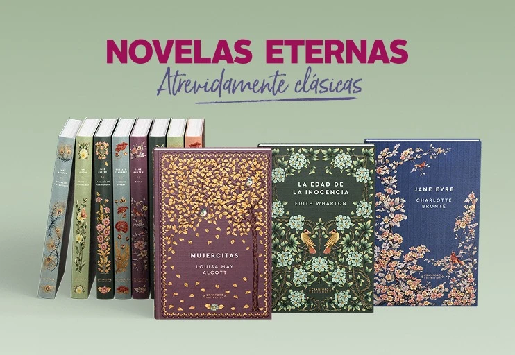 Novelas Eternas, el nuevo coleccionable literario de RBA. Portadas de los libros.