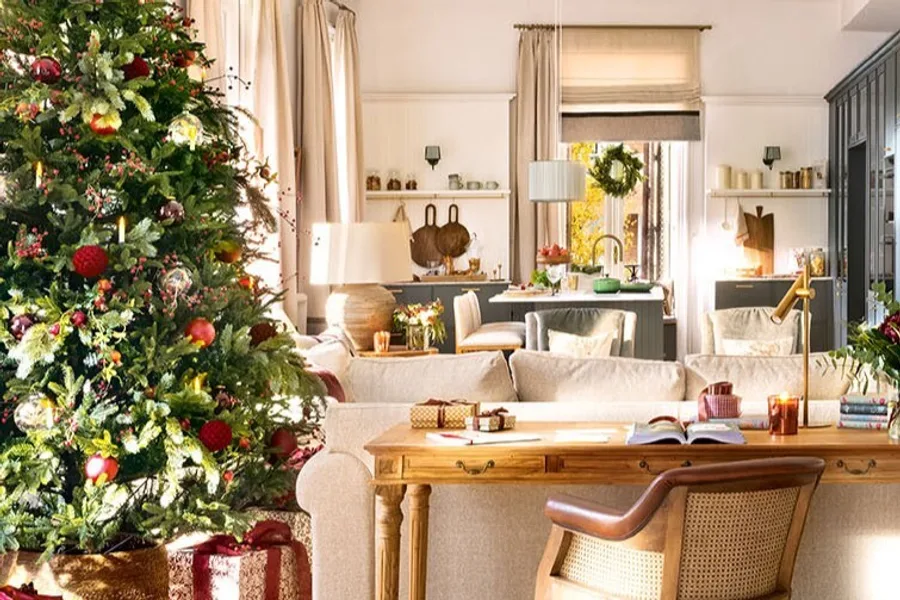 La Casa de Navidad de El Mueble, decoración navideña de interiorismo